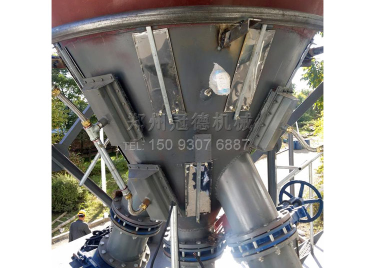 冠德灰斗氣化板安裝現場